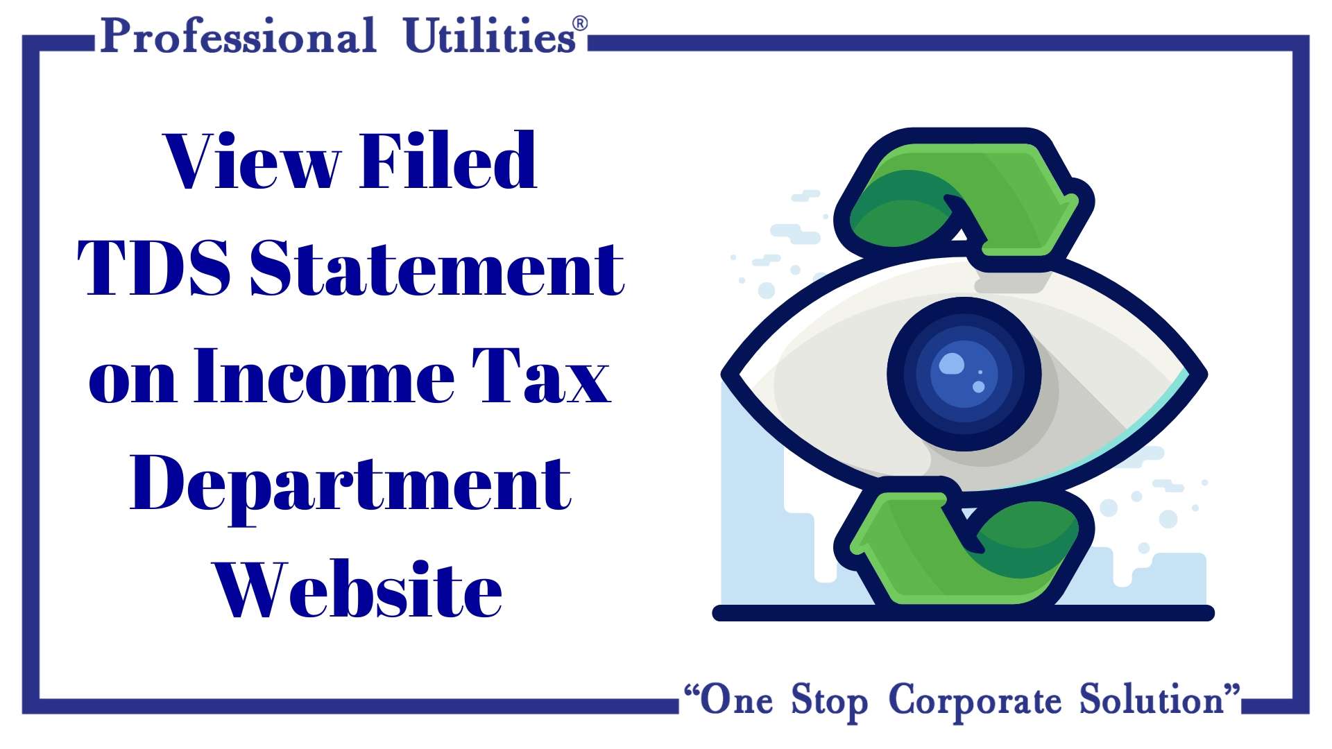 How to view filed TDS statement on income tax